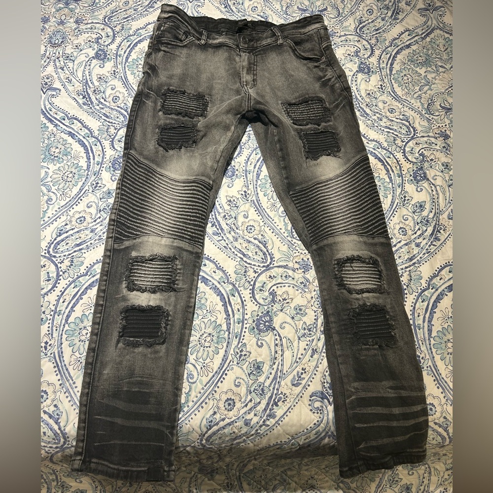 Black Biker jeans really good style